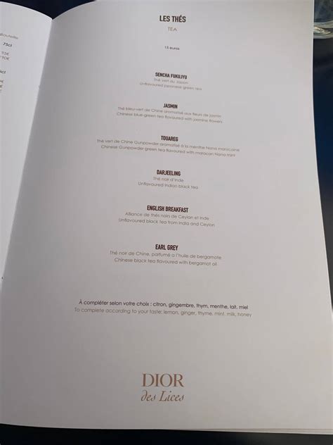 boutique dior saint-tropez|dior des lices menu.